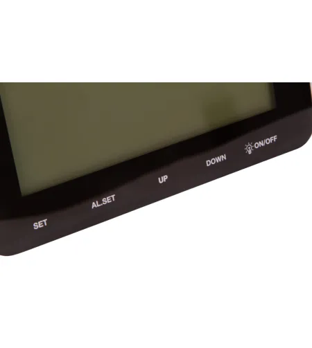 Explore Scientific RC Digital Alarm Clock, black