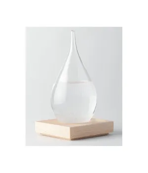 AstroMedia meteoroloģiskā stacija Fitzroy pilienveida negaisa stikls (liels)