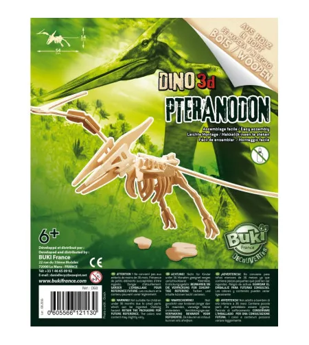 Конструктор Деревянный динозавр, Buki