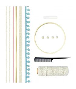 Kūrybinis rinkinys Makramė Sapnų gaudyklė 19cm Buki