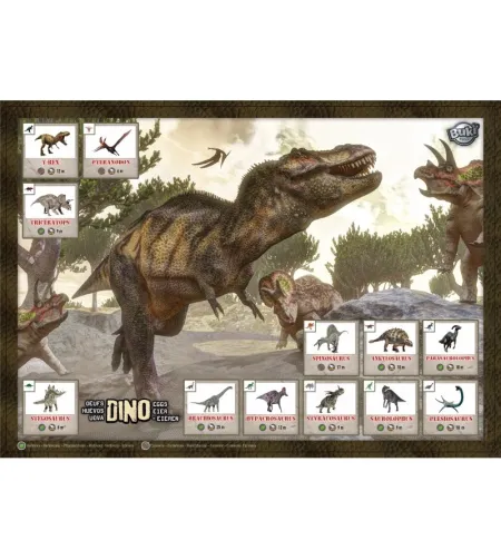 Dino mega kiaušinis, Buki, maxi pakuotė