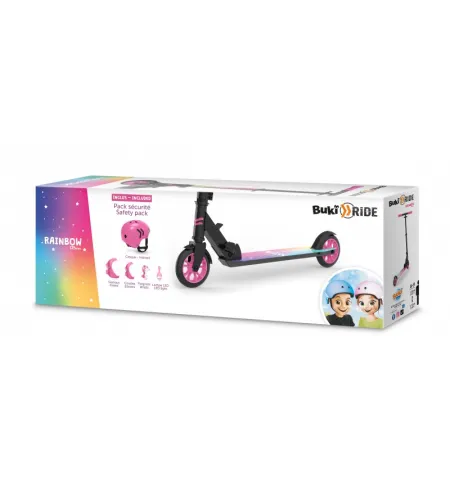 Mechaninis paspirtukas, Buki, vaivorykštė