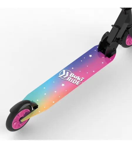 Mechaninis paspirtukas, Buki, vaivorykštė