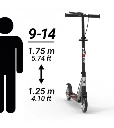 Mechaninis paspirtukas, Buki, metalinis