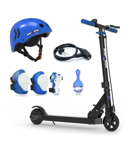 Elektroninis paspirtukas, Buki, mėlynas