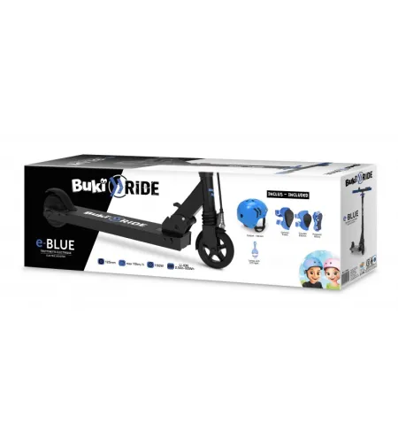 Elektroninis paspirtukas, Buki, mėlynas