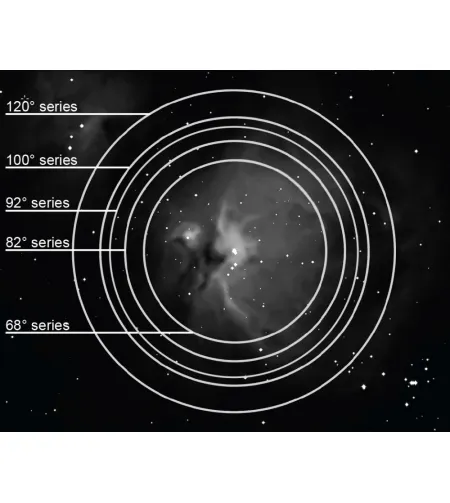 Okuliaras, EXPLORE SCIENTIFIC 120&deg; Ar 9mm (2")