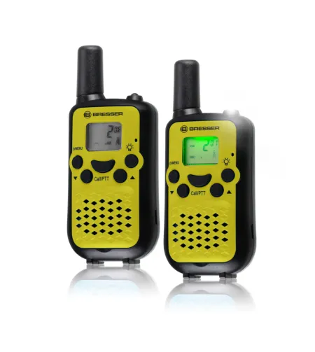 Рация, BRESSER JUNIOR Комплект из 2 предметов с радиусом действия до 6 км, зеленый лайм