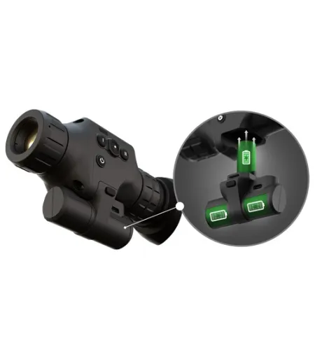 Pagarināts darbmūža akumulators, ATN, ODIN LT Termālam monokulāram