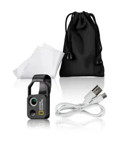 Handy microscope with CPL, 200x,  NATIONAL GEOGRAPHIC