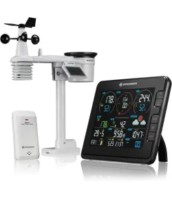 BRESSER Professional 7-in-1 Wi-Fi Weather Station with Light Intensity and UV Measurement