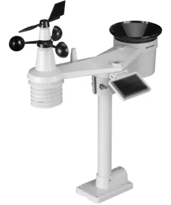 Profesionali BRESSER 7 viename „Wi-Fi&ldquo; meteorologinė stotelė su šviesos intensyvumo ir UV