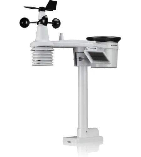 Profesionali BRESSER 7 viename „Wi-Fi&ldquo; meteorologinė stotelė su šviesos intensyvumo ir UV