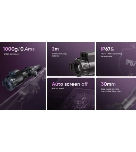 Digital riflescope HIKMICRO ALPEX 4K Lite LRF A40EL (with laser rangefinder)