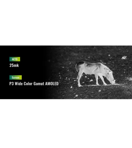 Тепловизионная монокулярная камера PIXFRA MILE 2 PFI-M425 400x300 25 мм 1x-8x 50 Гц с Wi-F