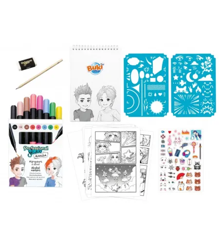 Profesionali studija Manga, Buki