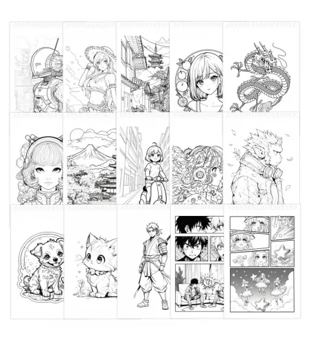 Profesionali studija Manga, Buki