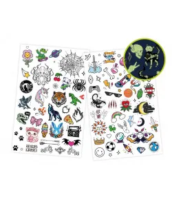 75 nuplaunamos tatuiruotės - fosforescuojančios, Buki