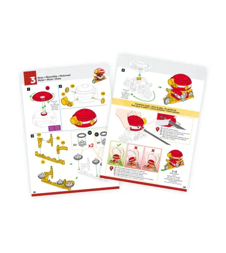 Gyroscope Robotas, Buki