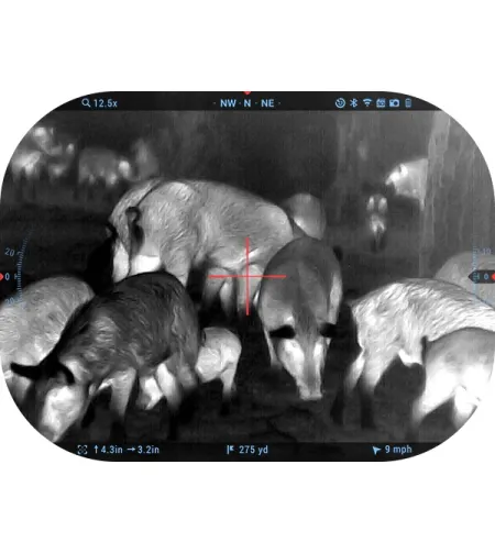 MARS 5 LRF 320 3-12X 12 MICRON Smart HD Thermal Rifle Scope ATN