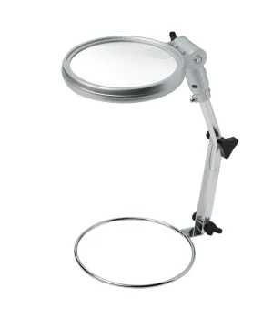 Sewing Magnifier BRESSER 2x/4x with LED Illumination, Diameter 120mm