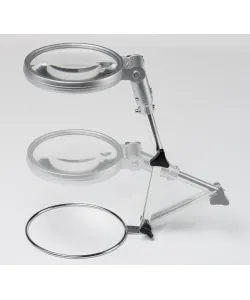 Sewing Magnifier BRESSER 2x/4x with LED Illumination, Diameter 120mm
