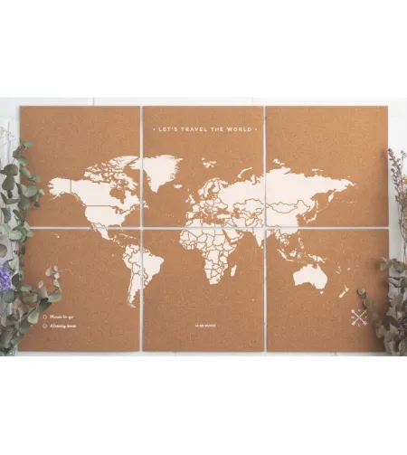 Dėlionės žemėlapis XL – baltas Miss Wood