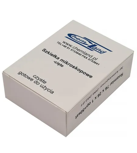 50 pcs microscopic slides 76 x 25 x 1 mm