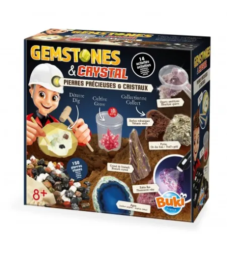 Eksperimentų rinkinys BUKI brangakmeniai ir mineralai