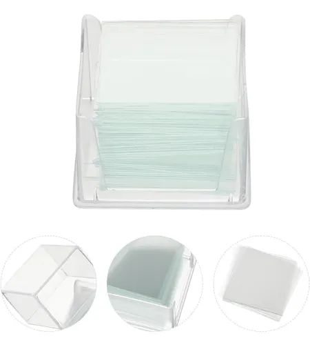 100 pcs microscopic cover slides 20x20 mm