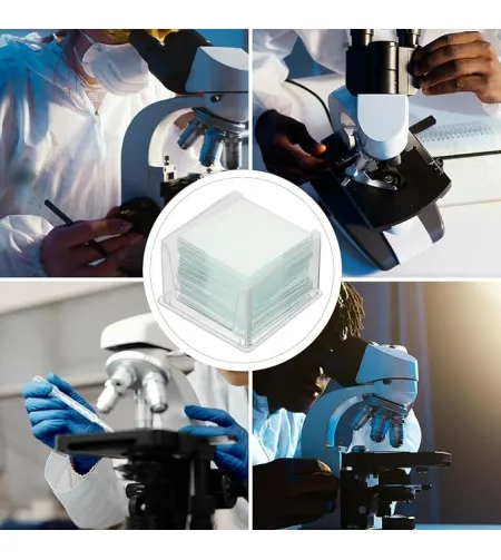 100 pcs microscopic cover slides 20x20 mm