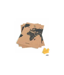 Miss Wood dėlionės žemėlapis M - juodas