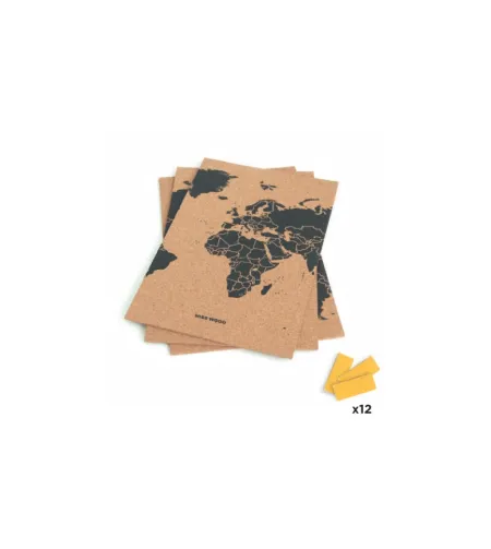 Miss Wood dėlionės žemėlapis M - juodas