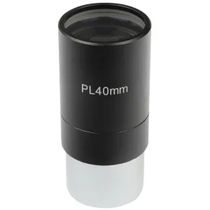 Orbinar Plossl 40 mm teleskopa okulārs, 31,7 mm (1,25 collu) 4 elementu lēcu sistēma