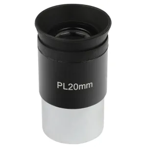 Orbinar Plossl 20 mm teleskopa okulārs, 31,7 mm (1,25 collu) 4 elementu lēcu sistēma