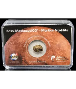 Alien Rocks Hassi Messaoud meteorīti no Marsa, 0,1–0,2 grami