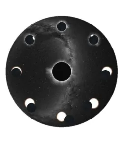 Pilnīgs Saules aptumsums Priekškambaru disks