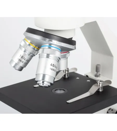 Motic mikroskopas SFC-100 FLED mono DIN achromatinis 40x-400x LED su baterija