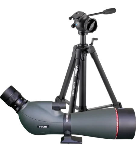Kit Focus Viewmaster 16-48x65, Velbon EX-647