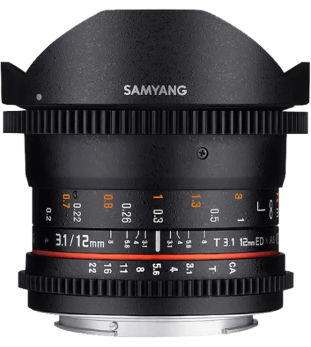Samyang 12mm T3.1 VDSLR ED AS NCS Fish-Eye Canon