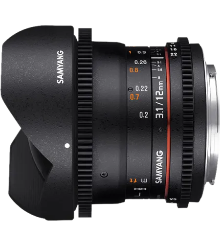 Samyang 12mm T3.1 VDSLR ED AS NCS Fish-Eye Sony FE