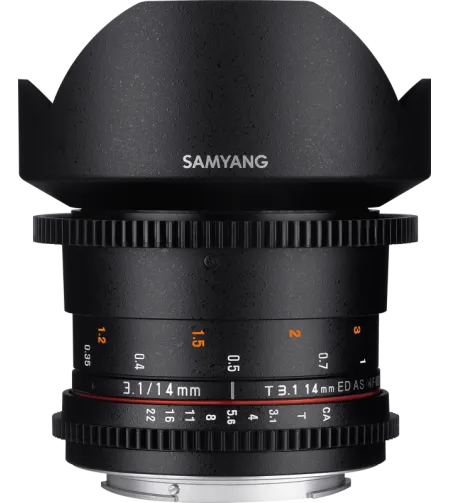Samyang 14mm T3.1 VDSLR ED AS IF UMC II Canon M