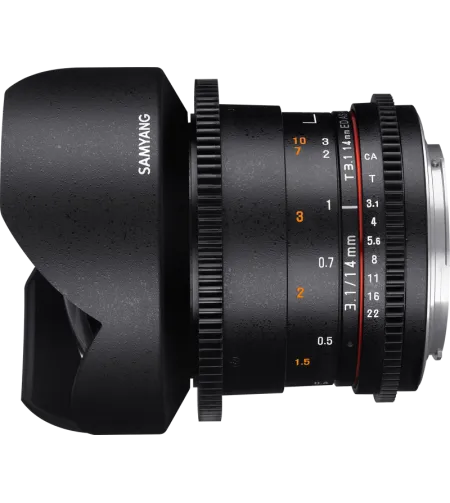 Samyang 14mm T3.1 VDSLR ED AS IF UMC II Canon M