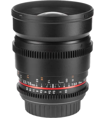 Samyang 16mm T2.2 VDSLR ED AS UMC CS II Pentax K