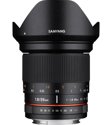 Samyang 20mm f/1.8 ED AS UMC Canon M