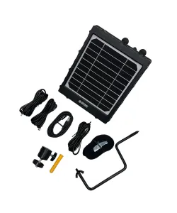 Burrel saules panelis ar iekšējo akumulatoru