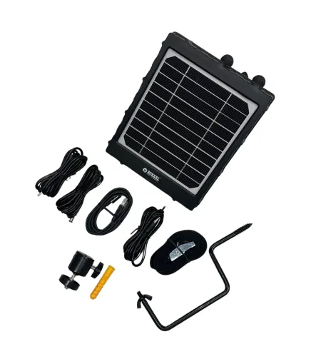 Burrel saules panelis ar iekšējo akumulatoru