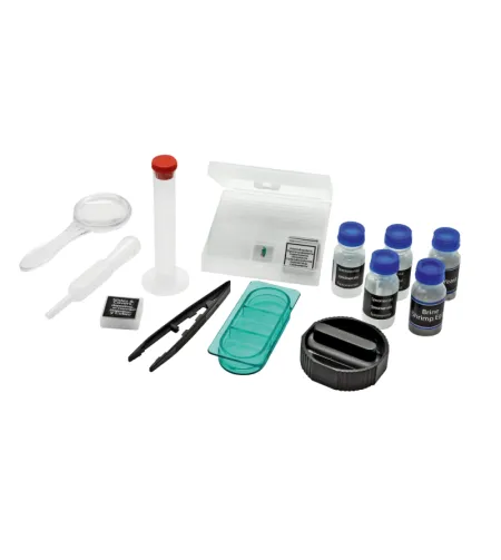 Mikroskopas NATIONAL GEOGRAPHIC 40-640X  su eksperimento komplektu ir išmaniojo telefono a