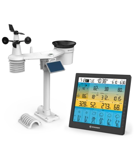 BRESSER 7-in-1 6-day 4CAST PRO SF WIFI Solar Weather Center 7-in-1