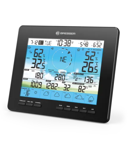 BRESSER 7-in-1 solar 6-day 4CAST PRO Wi-Fi Weather Centre